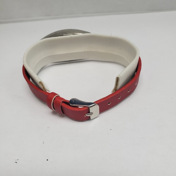 Avon Everyday Watch Red Band Evening Elegance Quartz 2010 Worn Once - Picture 7 of 8